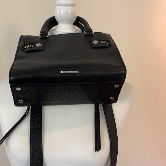 Rebecca Minkoff black leather mini moto tote - Picture 7 of 8